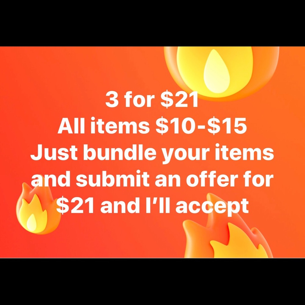 Bundle and save 3 for $21
